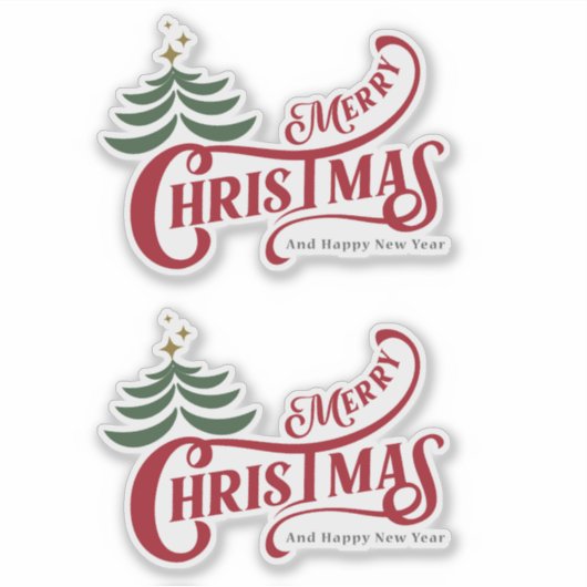 Weihnachten 13 aufkleber (Vorderseite)