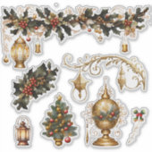 Weihnachten_13 Vinyl-Sticker nach Maß geschnitten Aufkleber (Vorderseite)