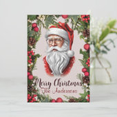 Weihnachten 14 Frohe Weihnachten! Weihnachtskarte Einladung (Stehend Vorderseite)