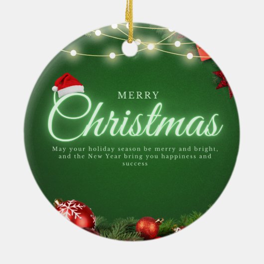 Weihnachten 14 keramik ornament (Hinten)