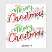 Weihnachten 16 aufkleber (Blatt)