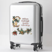 Weihnachten_17 Vinyl-Sticker nach Maß geschnitten Aufkleber (Koffer)