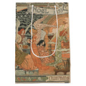 Weihnachten 1893 Weihnachtsgeschenktasche Mittlere Geschenktüte (Rückseite)