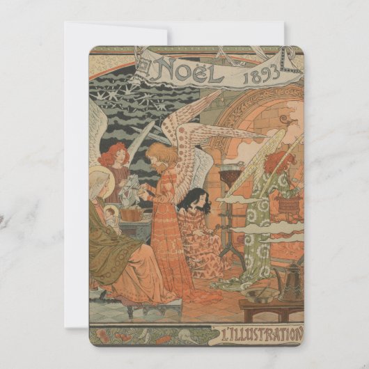 Weihnachten 1893 Weihnachtskarte (Vorderseite)