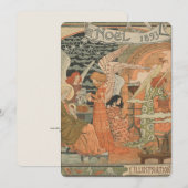 Weihnachten 1893 Weihnachtskarte (Vorne/Hinten)