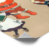 Weihnachten 1901 Weihnachtsfeiertag Poster (Ecke)