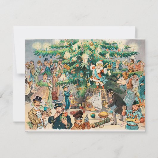 Weihnachten 1902 karte (Vorderseite)