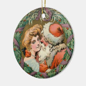 Weihnachten 1905 keramik ornament (Links)