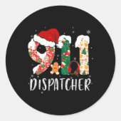 Weihnachten 1911 runder aufkleber (Vorderseite)