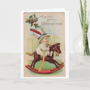 Weihnachten 1940er Jahre Retro Custom Text Karte