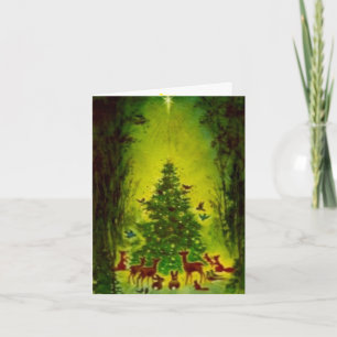 Weihnachten 1950 Wildlife Ansammlung, Baum