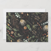 Weihnachten 1 Foto Aquarell botanischer Blumen (Rückseite)