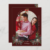 Weihnachten 1 Foto Botanischer Botanischer Blumeng (Vorne/Hinten)