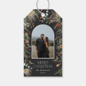 Weihnachten 1 Foto Botanischer Botanischer Blumeng Geschenkanhänger (Vorderseite)