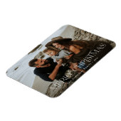 Weihnachten 1 Foto, gefalteter botanischer Blumenu Magnet (Linke Seite)