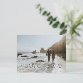 Weihnachten 1 Foto, gefalteter botanischer Blumenu Postkarte (Stehend Vorderseite)