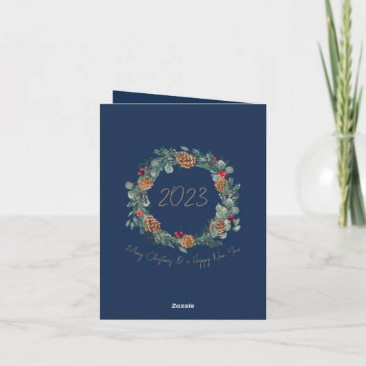 Weihnachten 1 Foto Modernes, trendiges Foliage (Rückseite)