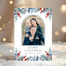 Weihnachten 1 Foto Wasserfarbe Botanisch