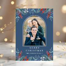 Weihnachten 1 Foto Wasserfarbe Botanisch