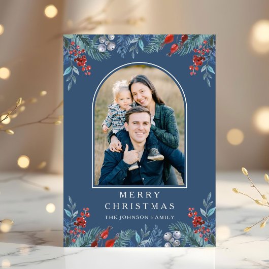 Weihnachten 1 Foto Wasserfarbe Botanisch