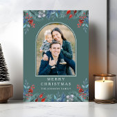 Weihnachten 1 Foto Wasserfarbe Botanisch