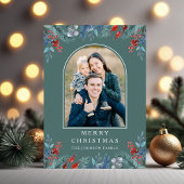 Weihnachten 1 Foto Wasserfarbe Botanisch