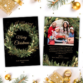 Weihnachten 1 Foto Wasserfarbe Botanisches Elegant