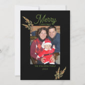 Weihnachten 1 Foto Wasserfarbe Moderne Botanische (Vorderseite)