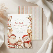 Weihnachten 1. Geburtstag Einladung für Jungen Win