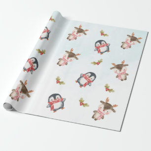 Weihnachten 1. Geburtstag Party Geschenkpapier