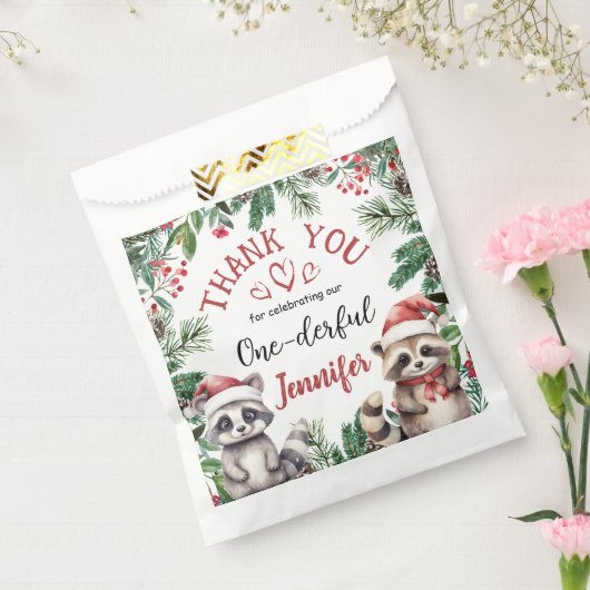 Weihnachten 1. Geburtstag Winterwald Niedlich Geschenktütchen (Versiegelt)