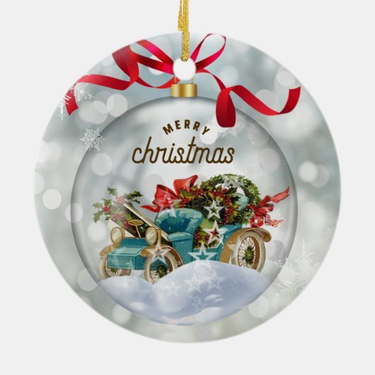 Weihnachten 1 keramik ornament (Hinten)