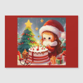 Weihnachten 1 magnetkarte (Vorderseite)