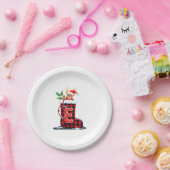 Weihnachten (1) pappteller (Party)