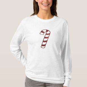 Weihnachten 1: Red Candy Cane Shirt
