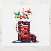 Weihnachten (1) schaumweinetikett (Einzelnes Label)