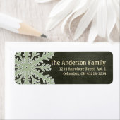 Weihnachten 1: Snowflake 3d Rücksendeadressen-Aufk (Insitu)