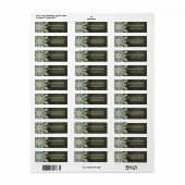 Weihnachten 1: Snowflake 3d Rücksendeadressen-Aufk (Vorne)