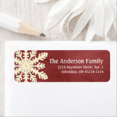 Weihnachten 1: Snowflake 5 e Rücksendeadressen-Auf (Insitu)