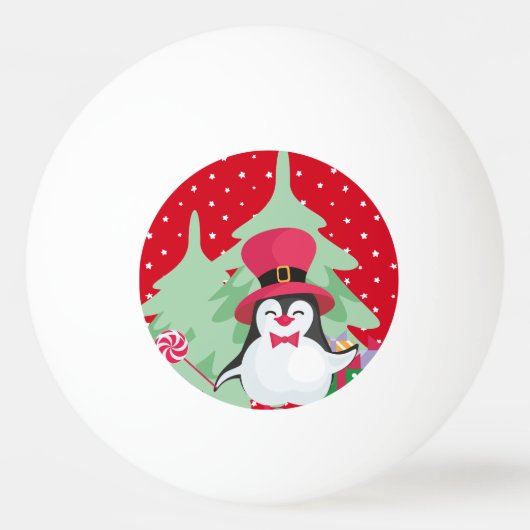 Weihnachten - 1 tischtennisball (Vorderseite)