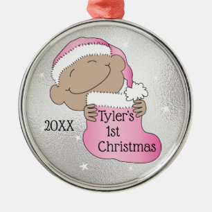 Weihnachten 1. Weihnachtslicht Rosa Ornament Aus Metall