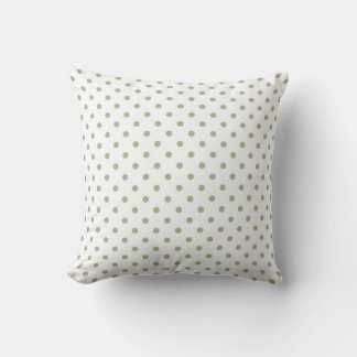 Weihnachten 1 : Weiß grüne Polka Dots Pillow 3 Kissen