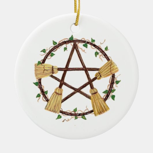 Weihnachten 2010 keramikornament (Vorne)