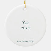 Weihnachten 2010 keramikornament (Hinten)