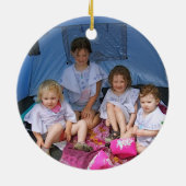 Weihnachten 2011 am Strand Keramikornament (Hinten)