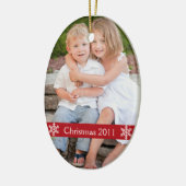 Weihnachten 2012 Foto Keepake-Ornament Keramikornament (Links)