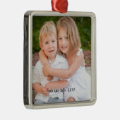 Weihnachten 2012 Foto Keepake-Ornament Ornament Aus Metall (Rechts)