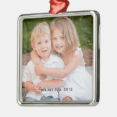 Weihnachten 2012 Foto Keepake-Ornament Ornament Aus Metall (Links)