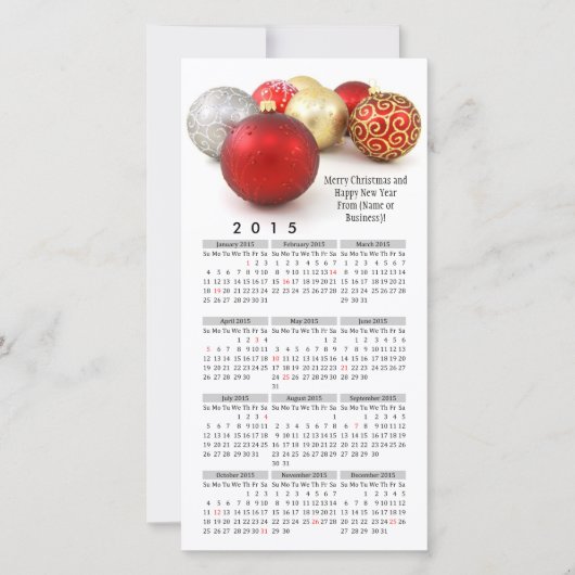 Weihnachten 2015 Weihnachten (Vorderseite)