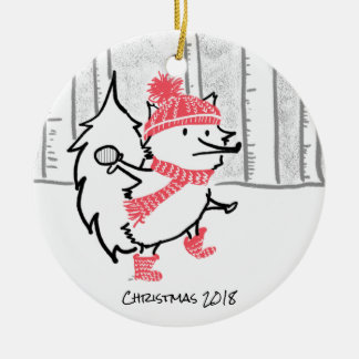 Weihnachten 2018 keramik ornament